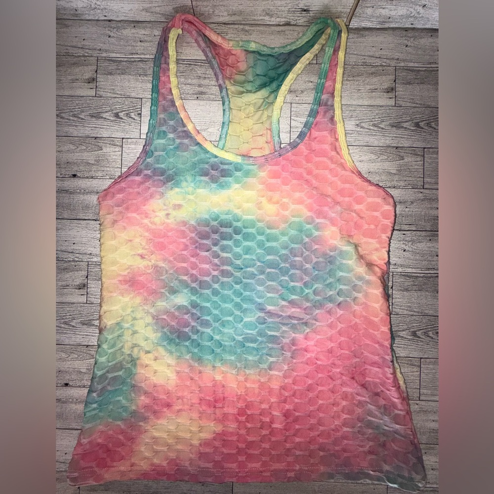 Tie Dye Yoga Set (2 piece top and bottom) activewear set - Picture 5 of 9